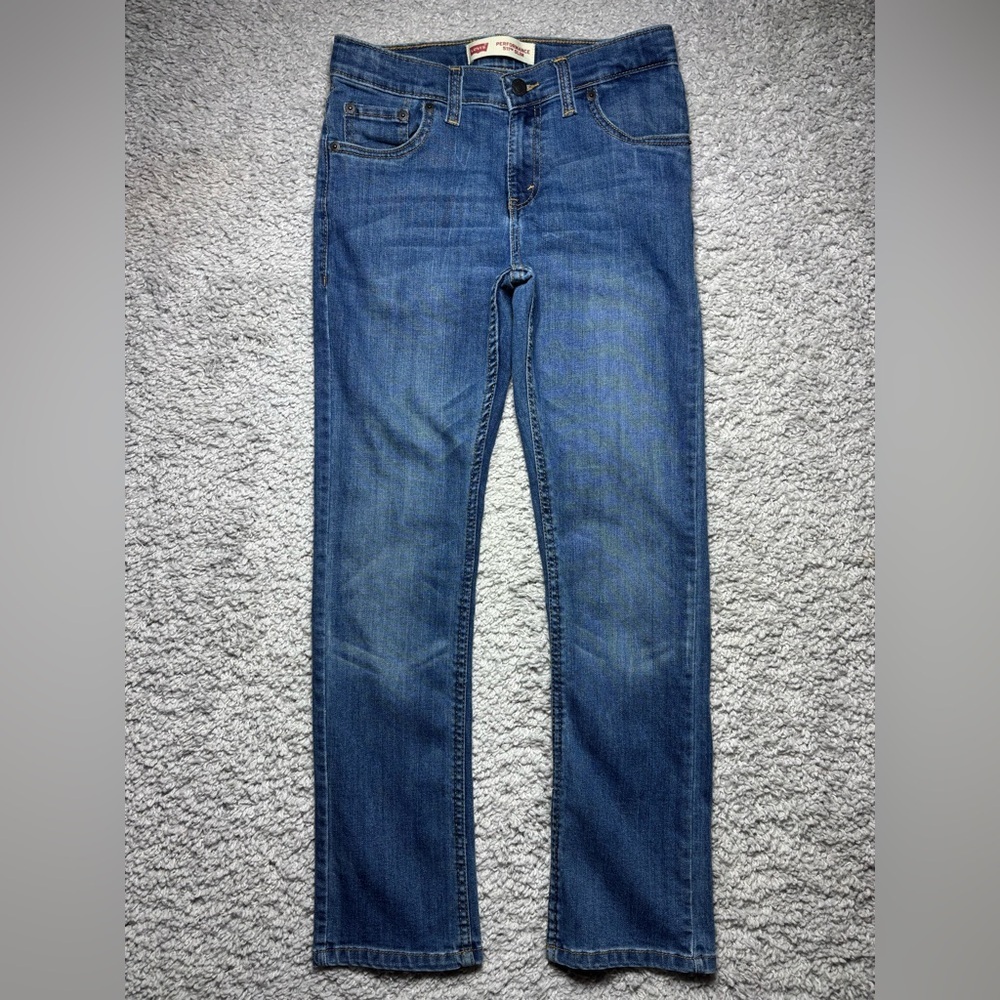 Levis Jeans Boys 14 Slim 511 Performance Regular Wash Adjustable Waist Denim